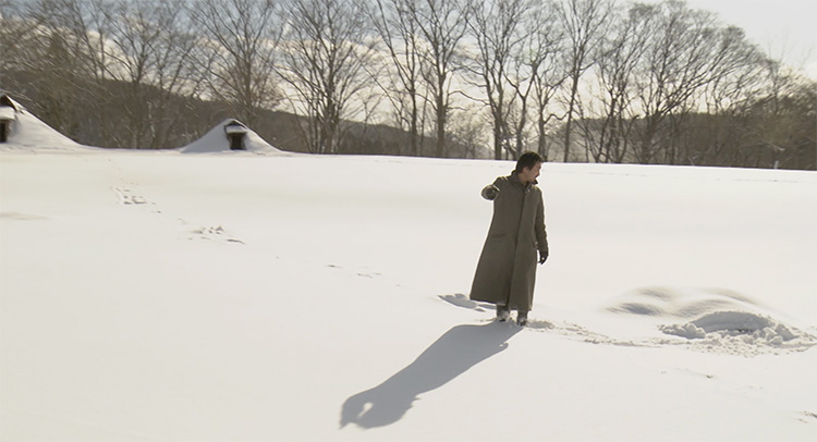 Stone Circle buried in snow